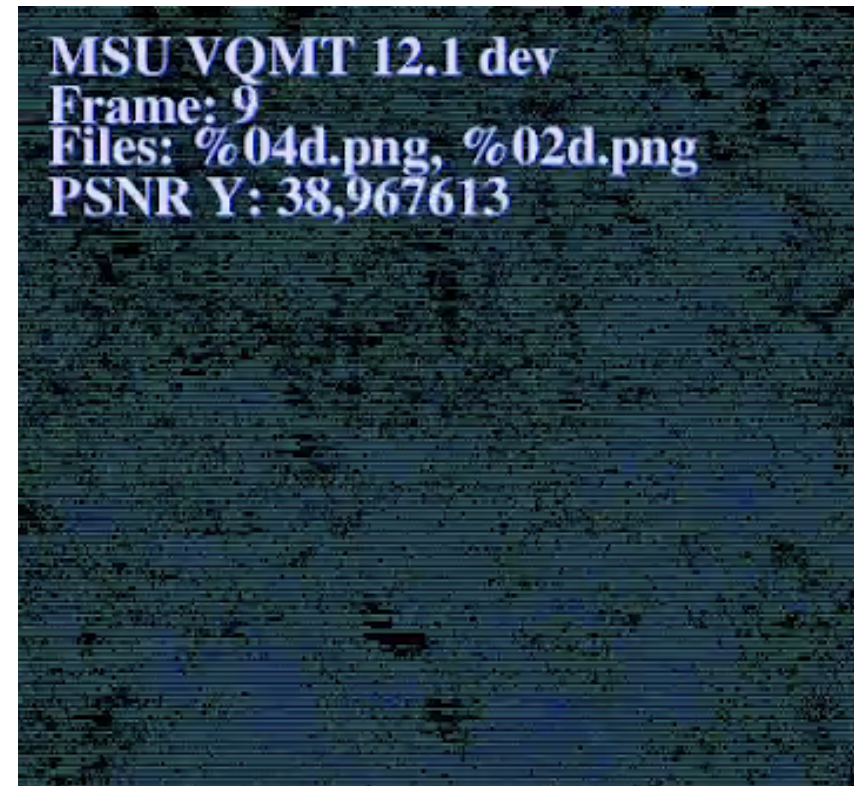 MSU Deinterlacer validation
